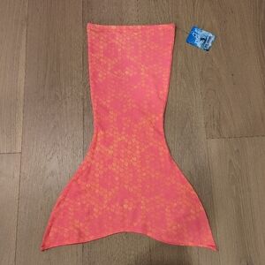Reel Legends Pink and Orange Mermaid Tail Swim Cover Up